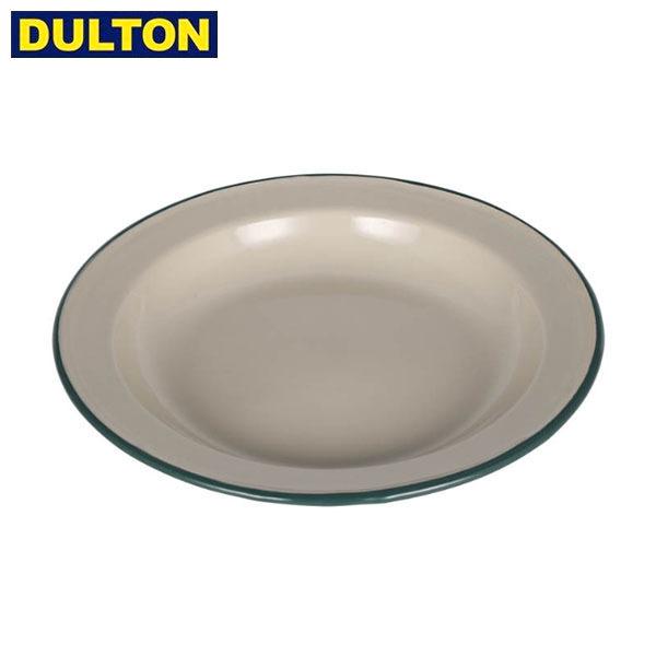 DULTON エナメルプレート L K19-0103 ベージュグリーン ダルトン Enameled plate 琺瑯 アメリカン ヴィンテージ))｜n-kitchen