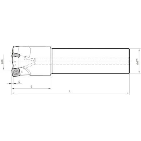 ミーリング用ホルダ 京セラ MFH40S32104T250-2039