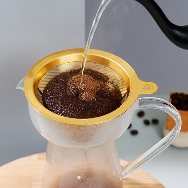 コレス ゴールドコーンフィルター&サーバー 2〜4杯用 コーヒー 