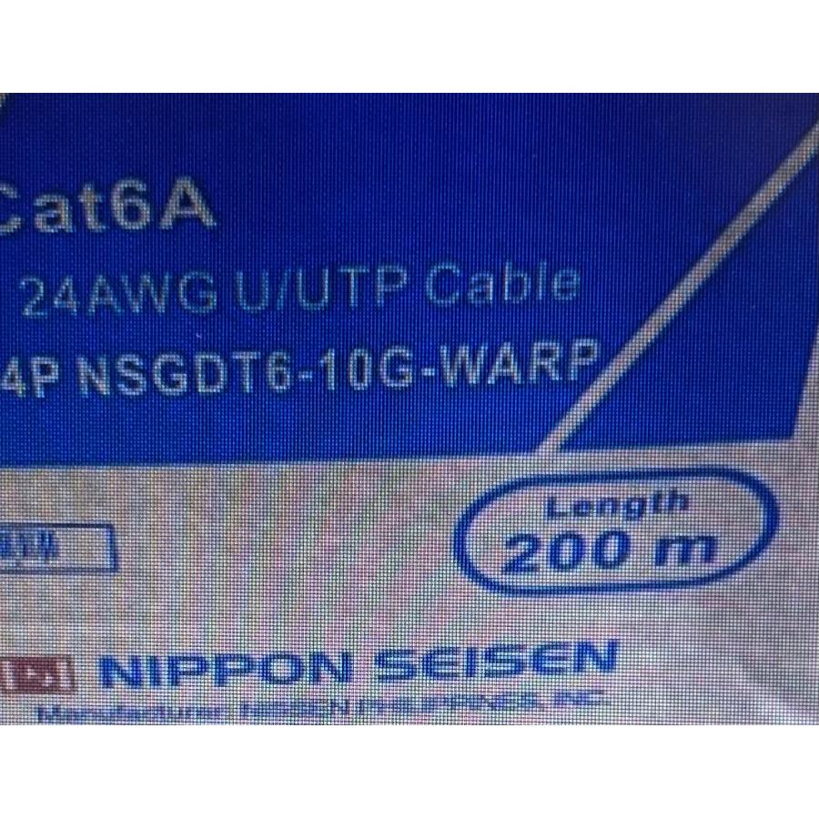 4P NSGDT6-10G-WARP 200m巻 : n通信機材 - 通販 - Yahoo!ショッピング