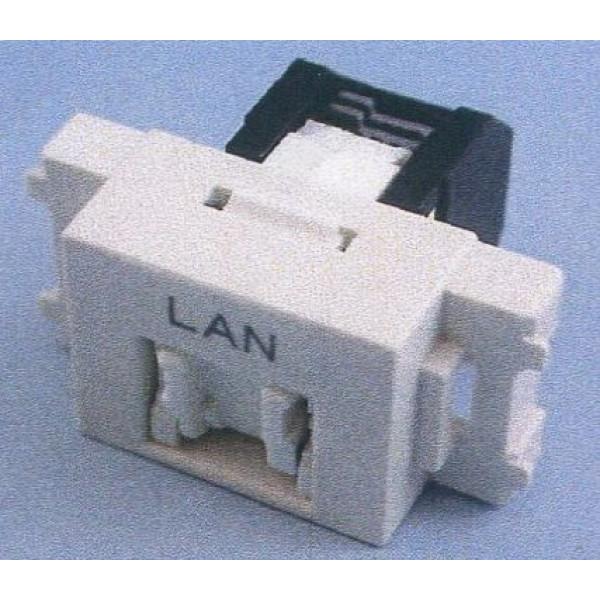 LWU-NT-5e Cat5e 埋込LANコンセント（ピュアホワイト） 10個