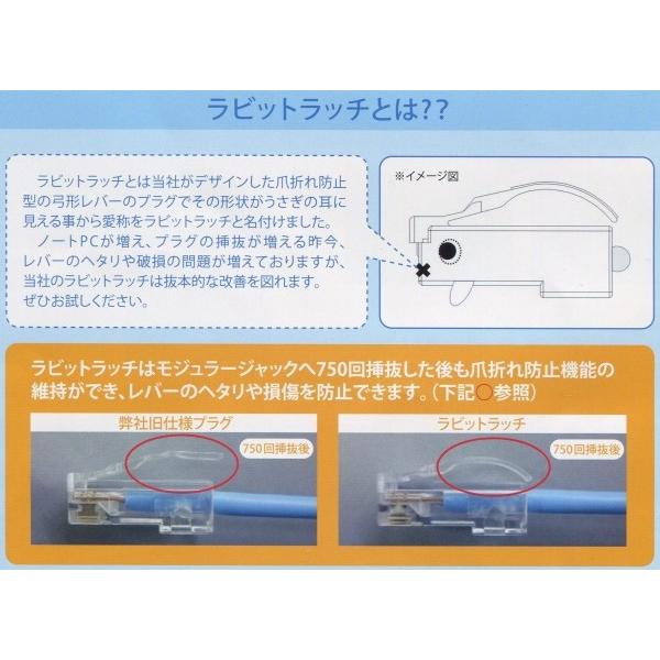 NSP624 Cat6 モジュラ−プラグ ブーツ無し 100個 : n通信機材
