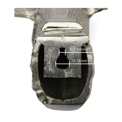 アルミニウム ディア ヘッド Aluminium Deer Head 鹿 シカ 壁面装飾