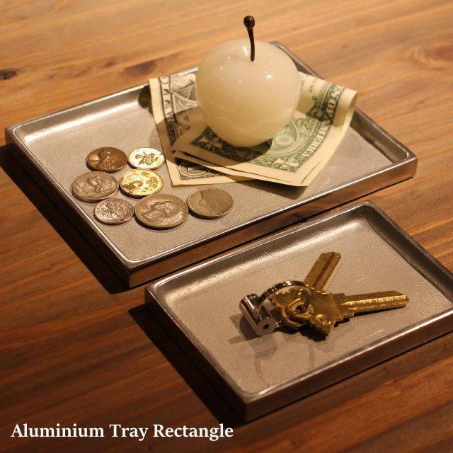 キートレイ　キャッシュトレイ DETAIL アルミ トレイ レクタングル ラージ Aluminium Tray