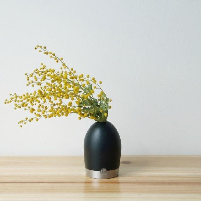 一輪挿し 花瓶 フラワーベース アルミ 小さい おしゃれ Alx Vase Maru