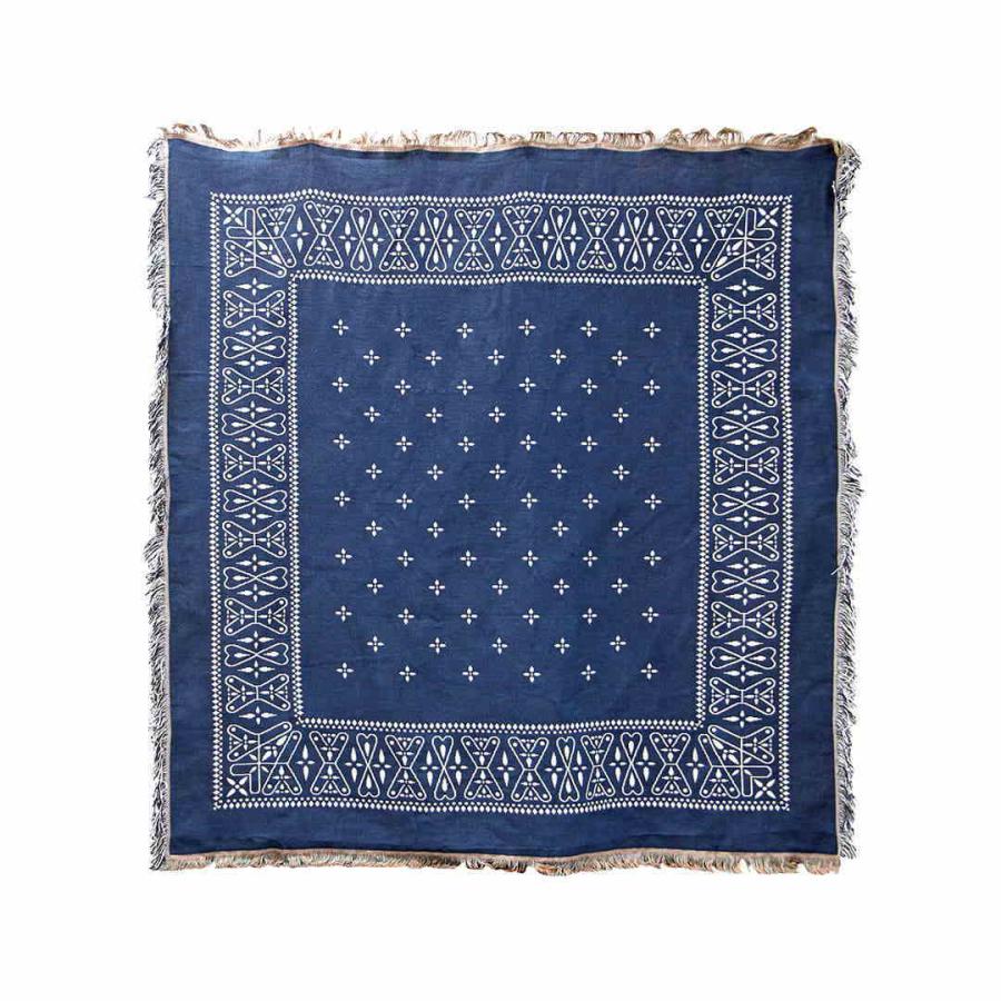 バンダナ スローケット クロス Bandana Throwket Cross Navy ネイビー