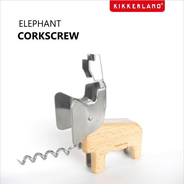 栓抜き ワイン ボトルオープナー エレファント コルクスクリュー