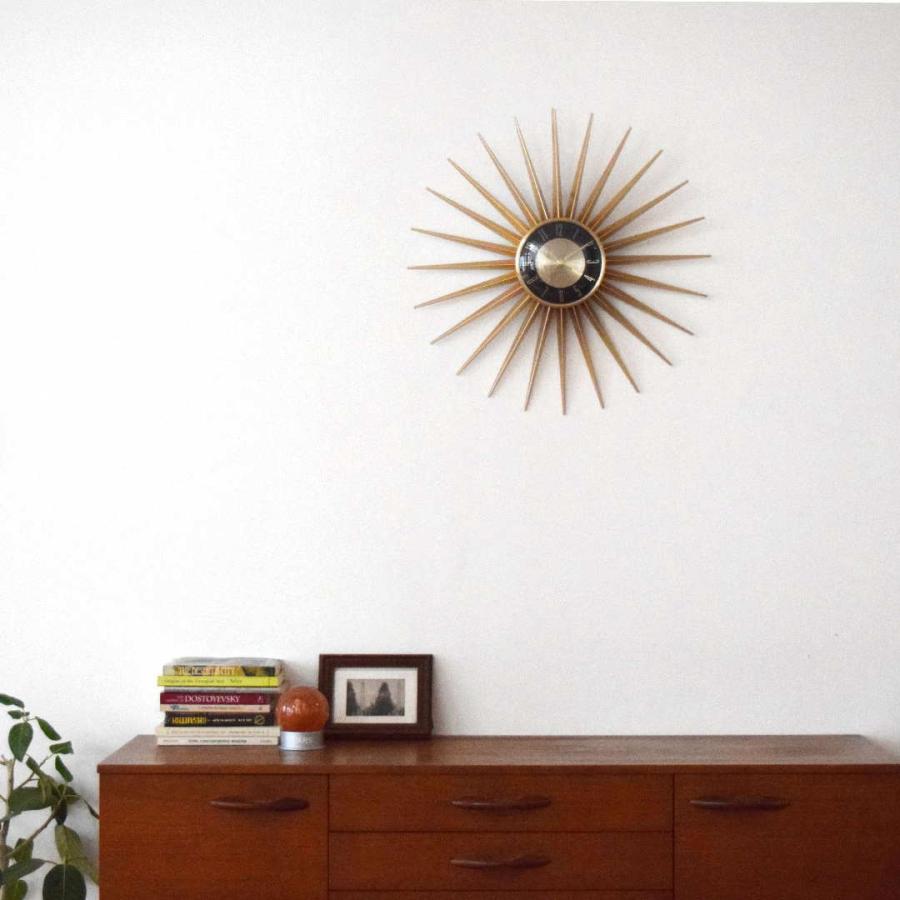 エミッツタイム emits time 壁掛け時計 ミッドセンチュリー 60cm