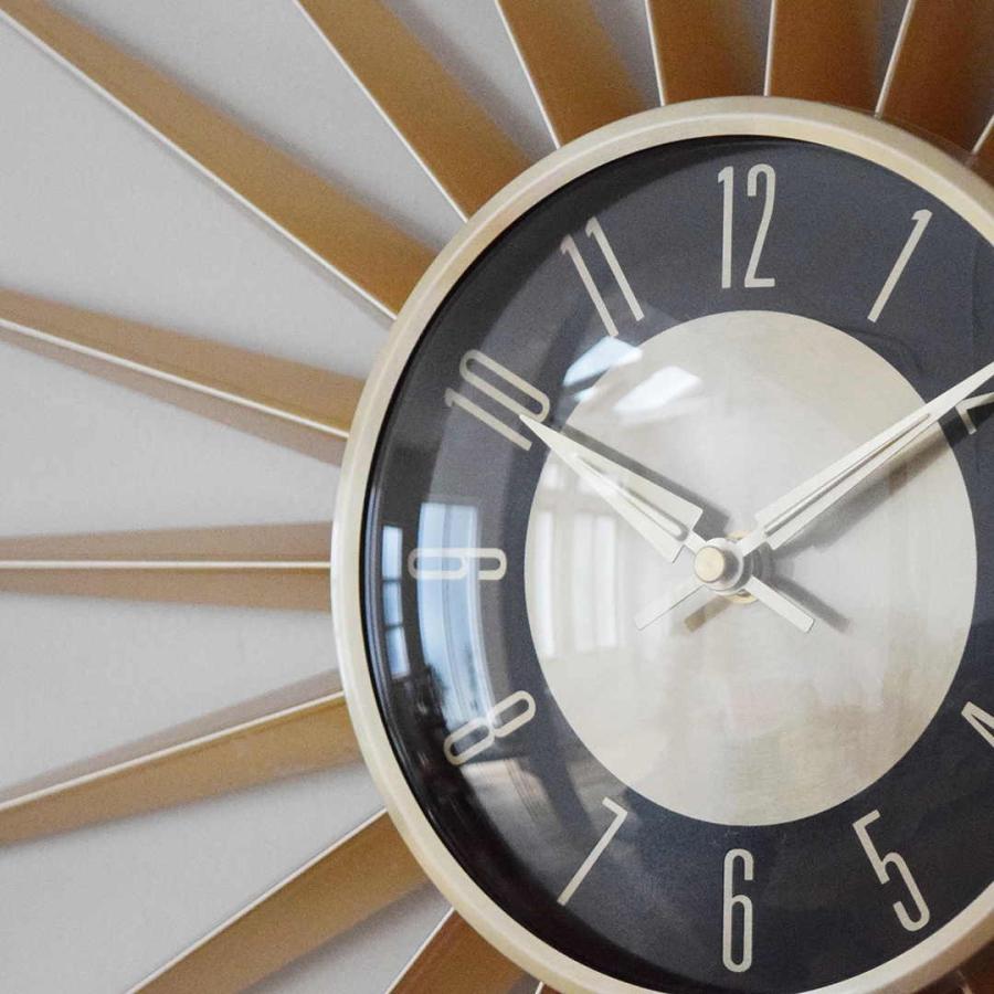 エミッツタイム emits time 壁掛け時計 ミッドセンチュリー 60cm