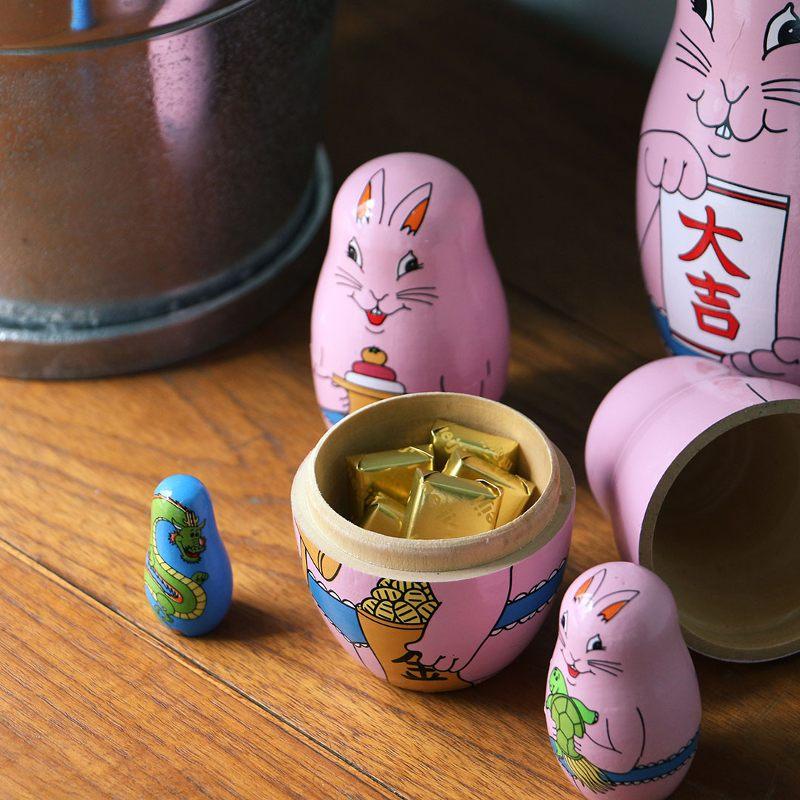 マトリョーシカ ハッピー ニュー ラビット Happy New Rabbit マトリョーシカ ハッピー ニュー ラビット Happy New Rabbit