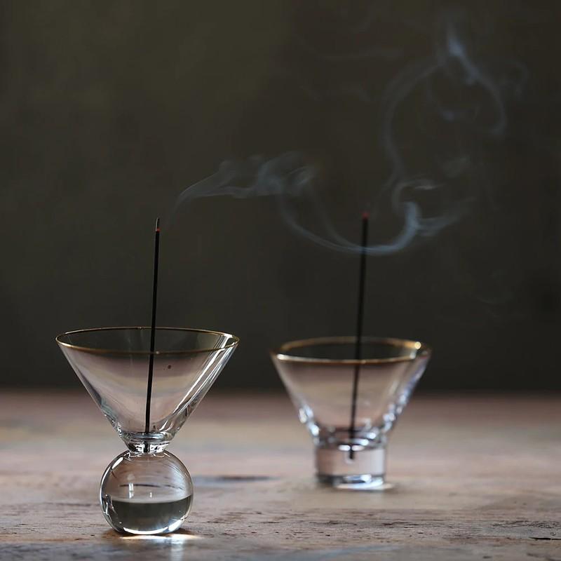 helin ガラスお香立て magnet 香立 ヘーゼルアラーテ シリンダー ガラス （ お香立て イン