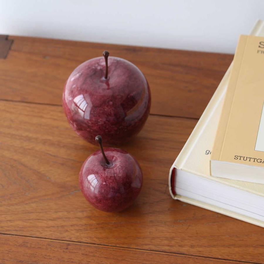 マーブルアップル レッド ラージ Marble Apple Red Large 置物
