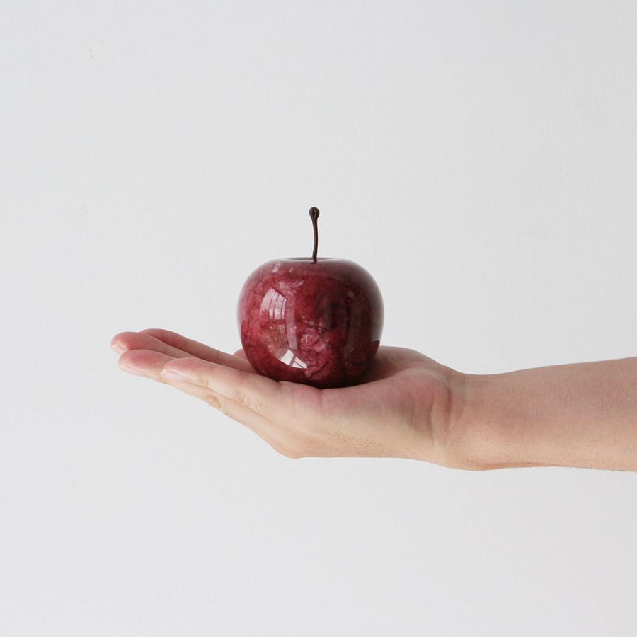 マーブルアップル レッド ラージ Marble Apple Red Large 置物 マーブルアップル レッド ラージ Marble Apple Red Large 置物
