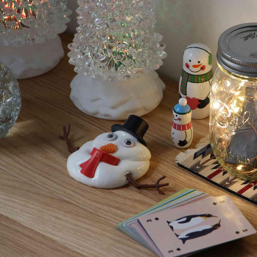 雪だるま 置物 メルティング スノーマン Melting Snow Man