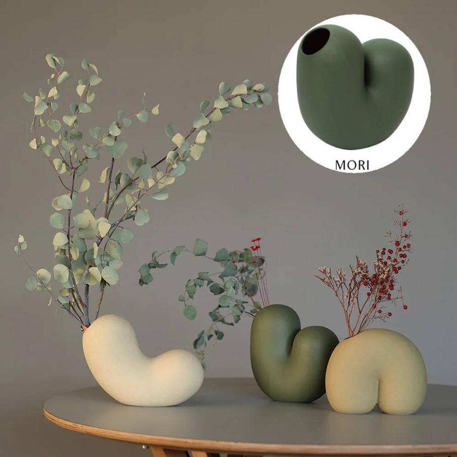 【水漏れあり】森一洋 備前焼 花入 花器 フラワーベース 置物 インテリア 花瓶 モリ Mori フラワーベース 花瓶 陶器 花器 置物 : インテリアショップ