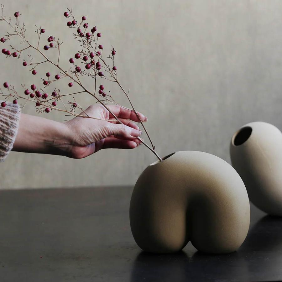 モリ Mori フラワーベース 花瓶 陶器 花器 置物 : インテリアショップ