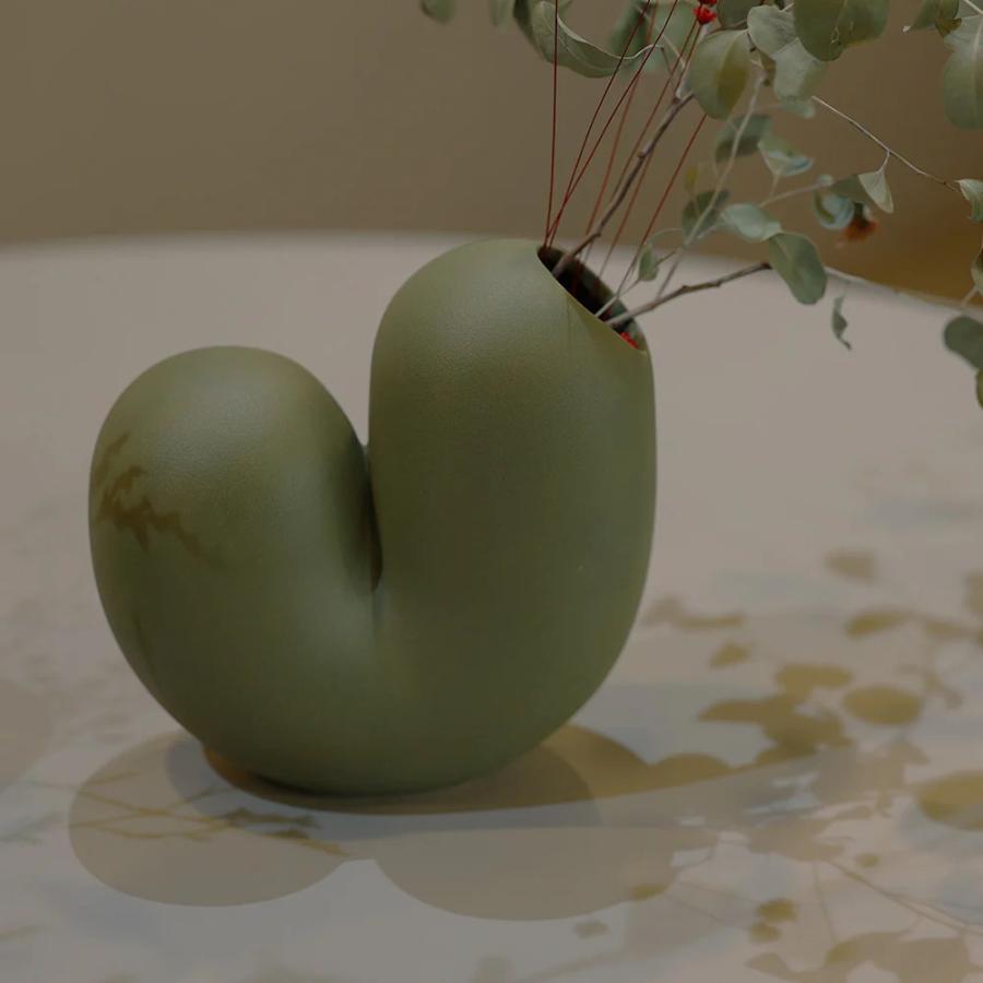 モリ Mori フラワーベース 花瓶 陶器 花器 置物 : インテリアショップ
