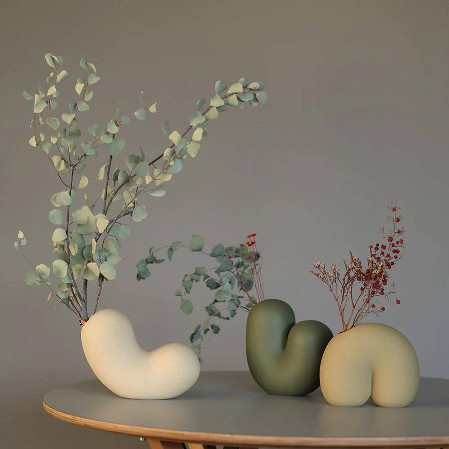 モリ Mori フラワーベース 花瓶 陶器 花器 置物 : インテリアショップ