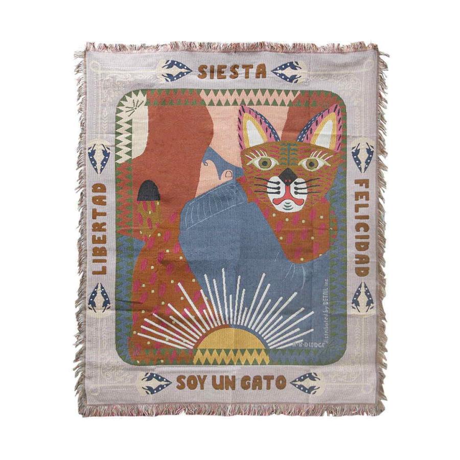 オアハカ スローケット キャット OAX Throwket Cat ブランケット