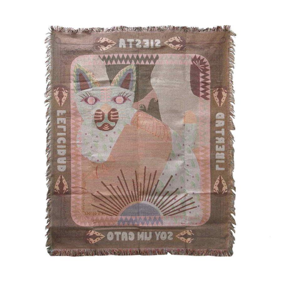 オアハカ スローケット キャット OAX Throwket Cat ブランケット