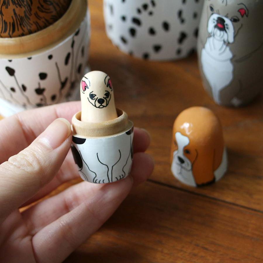 パートナーズ Partners マトリョーシカ 犬 midori komatsu ドッグ 動物