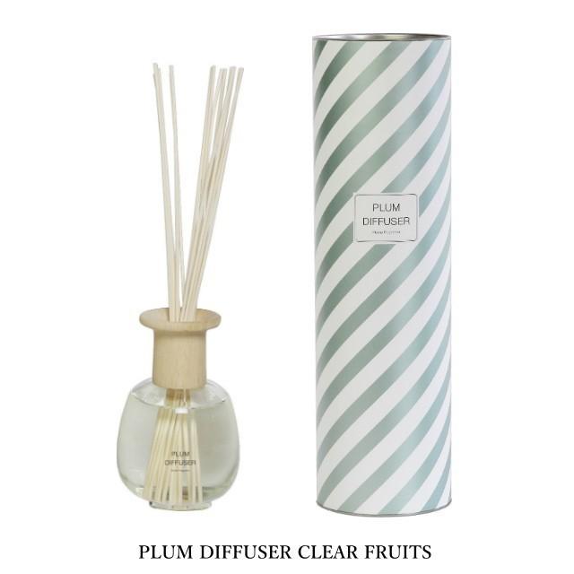 プラム ディフューザー クリア フルーツ Plum Diffuser CLEAR FRUITS 600ml 約6か月 フレグランスオイル 芳香剤 スティック ガラスボトル |  | 07
