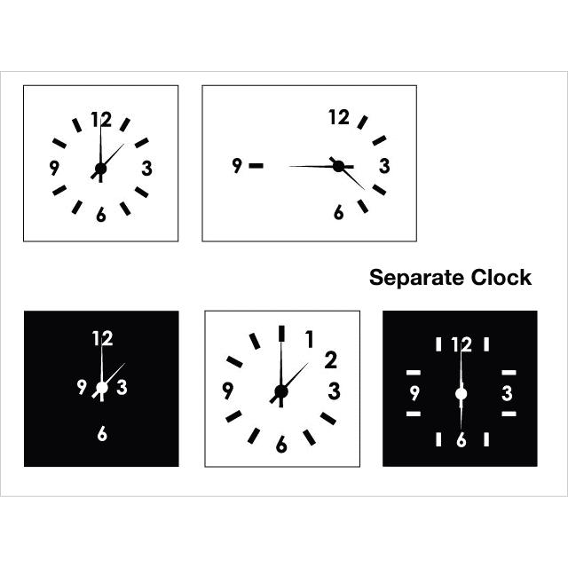 magnet セパレート クロック Separate Clock 長針約45cm 壁掛け時計