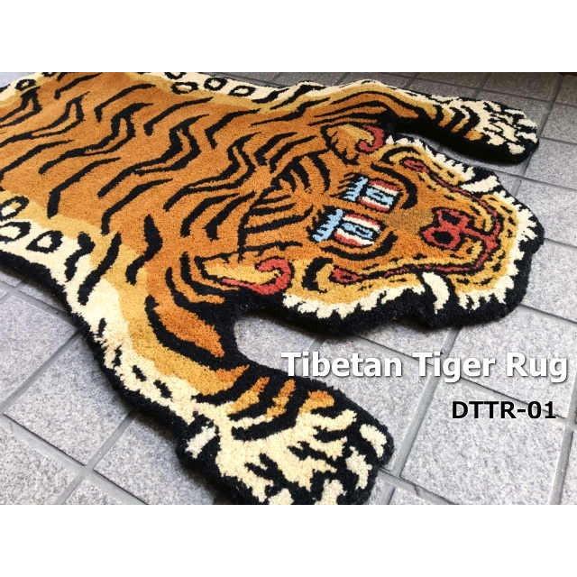 レッド系 tibetan tiger rug DTTR-01S サイズS チベタン ラグ 通販