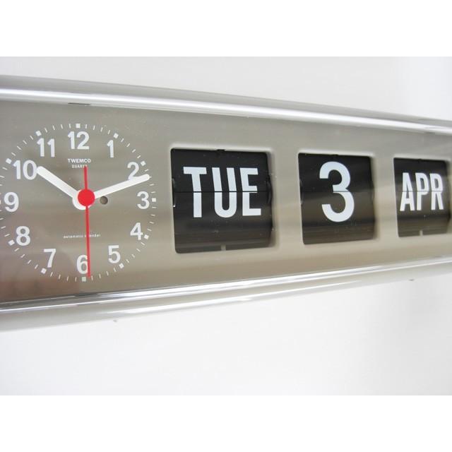 フリップカレンダー付き時計 フルオートマチック式 壁掛け時計