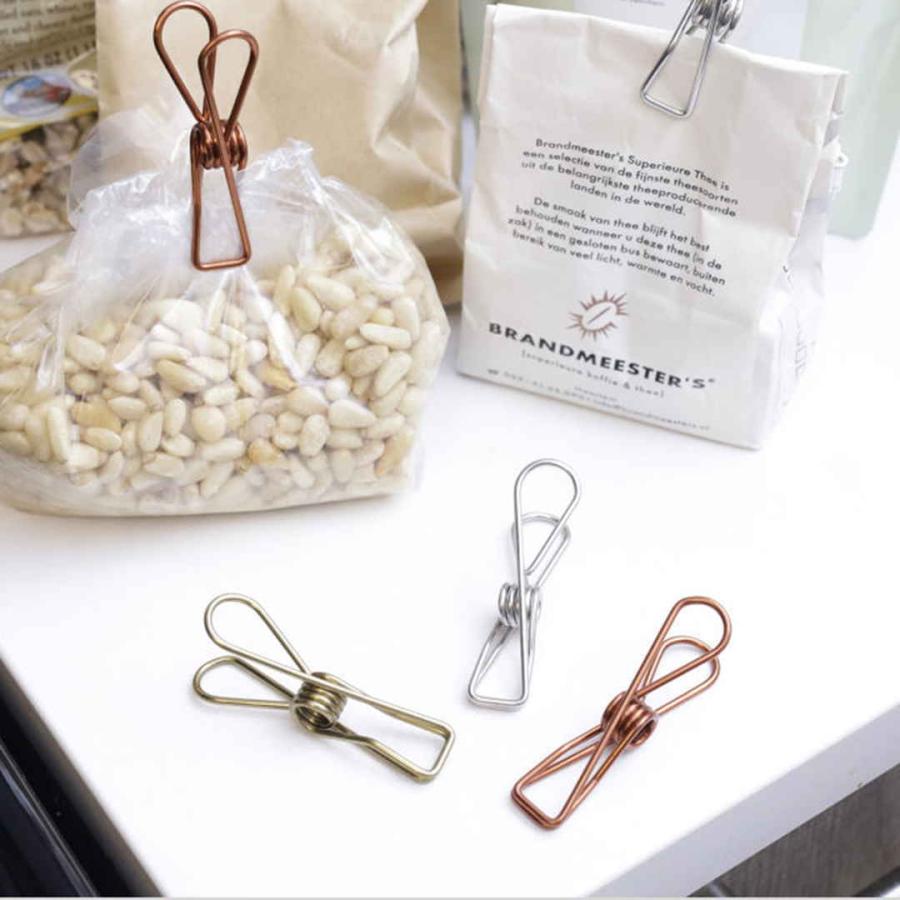 袋止め パッケージクリップ ワイヤー バッグクリップ 9個セット Wire Bag Clips キッカーランド Kikkerland Wire Bag Clips インテリアショップnorthern Line 通販 Yahoo ショッピング