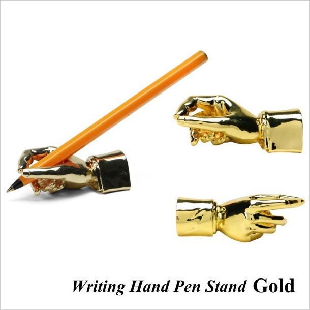 ペンスタンド ペン立て 1本 アンティーク Writing Hand Pen Stand