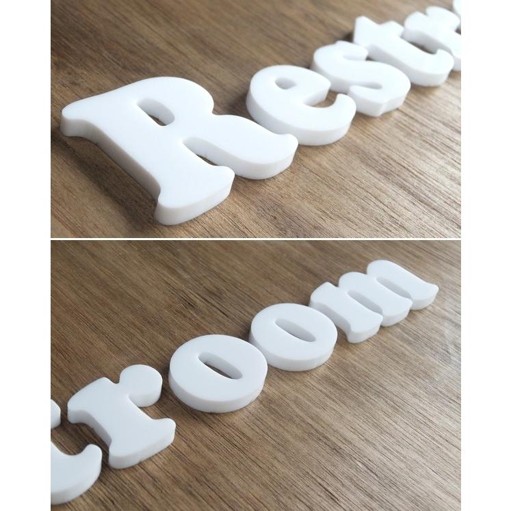 アクリル切り文字 5mm厚【サイズ300mm】オーダー文字 製作し