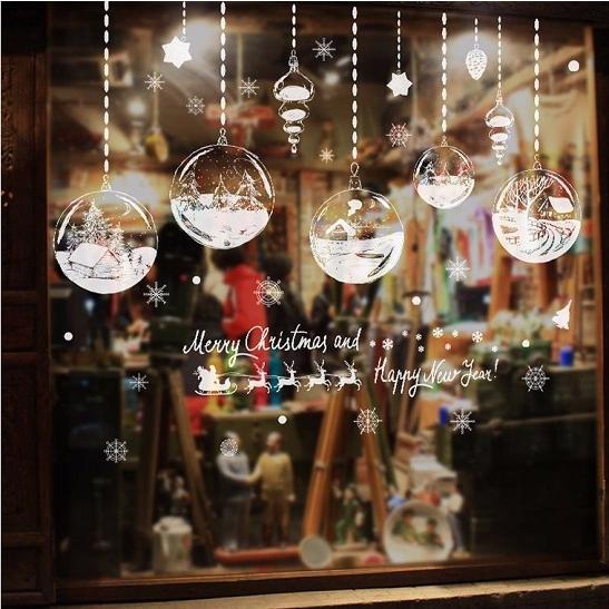 ウォールステッカー 雪景色の映る水晶玉 クリスマス 壁紙シール 吊るし飾り トナカイ 白文字 配送無料 Xl862 N M 通販 Yahoo ショッピング