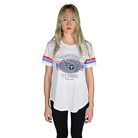 Nflレディースジャージtシャツ メッシュヴァーシティストライプ半袖シャツ チームロゴ入り ホワイト X Large ホワイト好評発売中 おトク