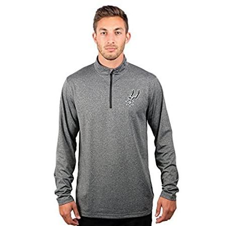 Unk Nba メンズ プルオーバーシャツ クウォータージップ 長袖tシャツ チームロゴ グレー Xx Large グレイ好評発売中 あなたにおすすめ の商品