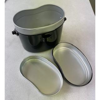 オオイ金属 811 アルミ飯盒 兵式（内蓋付）4合炊き 1個 : 中村産業株式