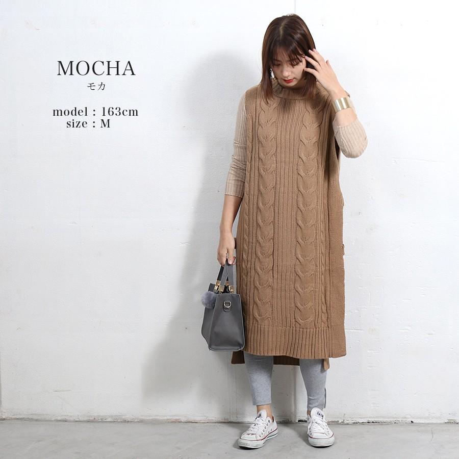 ニット ベスト ロング レディース ロングベスト ニットベスト ケーブルニット ロング丈 宅配便 送料無料 B Aultop T N Mart 通販 Yahoo ショッピング