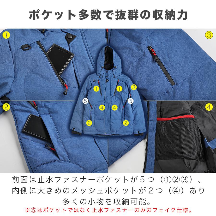 お買い得セール ダウンジャケット メンズ ダウン 中綿 ジャケット コート アウター 無地 フード付き 取り外し 防風 防寒 送料無料