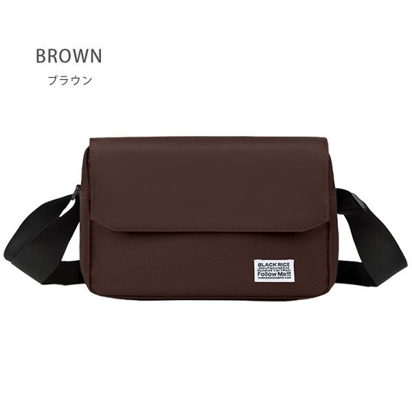 超軽量 ショルダーバッグ 7ポケット 撥水 軽い ナイロン 斜めがけ