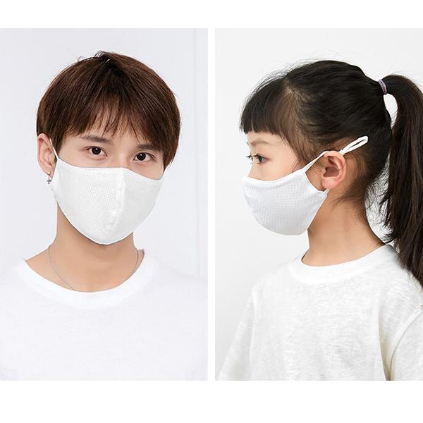 マスク 冷感 メッシュ 12枚セット 通気性 男女兼用 洗える 速乾 UV