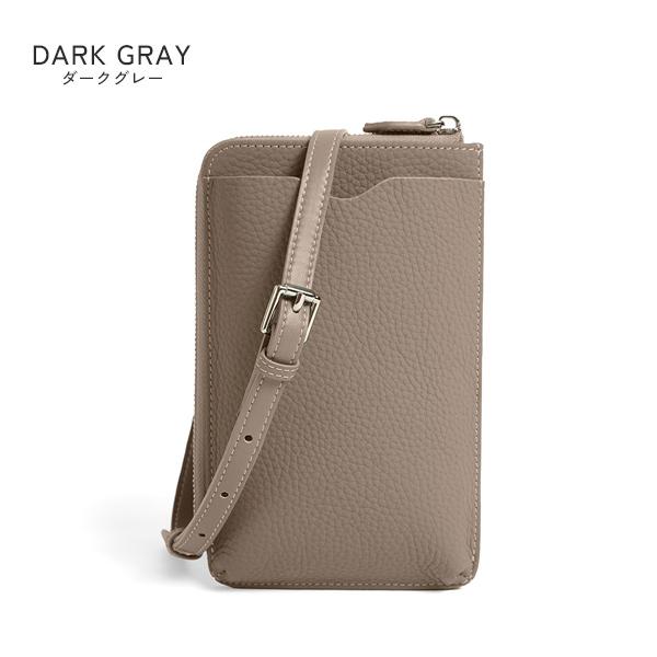 スマホショルダーバッグ 本革 レザー スマホポシェット 財布