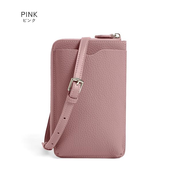 スマホショルダーバッグ 本革 レザー スマホポシェット 財布