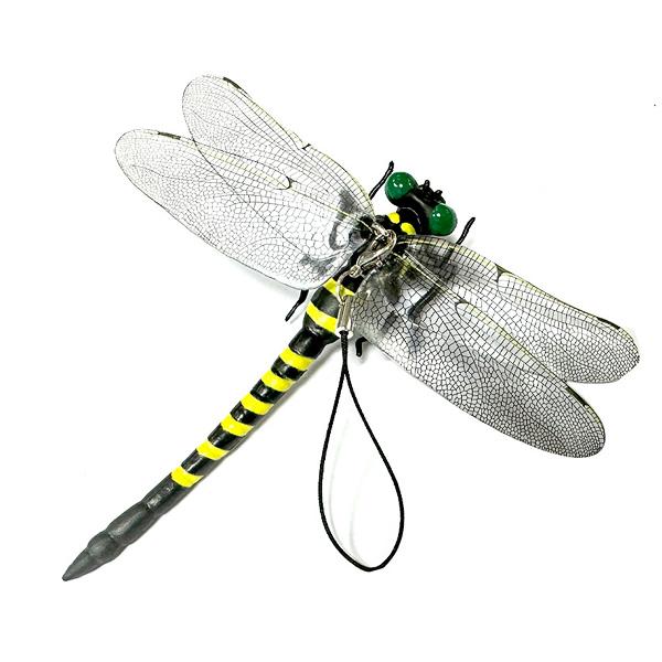 オニヤンマ 虫除け 虫よけ 12cm 虫対策 大きい 安全ピン ストラップ アウトドア キャンプ ゴルフ 屋外作業 草刈り昆虫 害虫 殺虫剤不使用　 送料無料 |  | 05