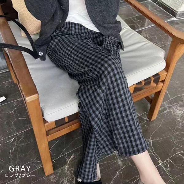 ルームウェア レディース 夏 ワイドパンツ イージーパンツ チェック ウエストゴム 楽 快適 部屋着 ワンマイルウェア ロングパンツ ショートパンツ 送料無料 |  | 05
