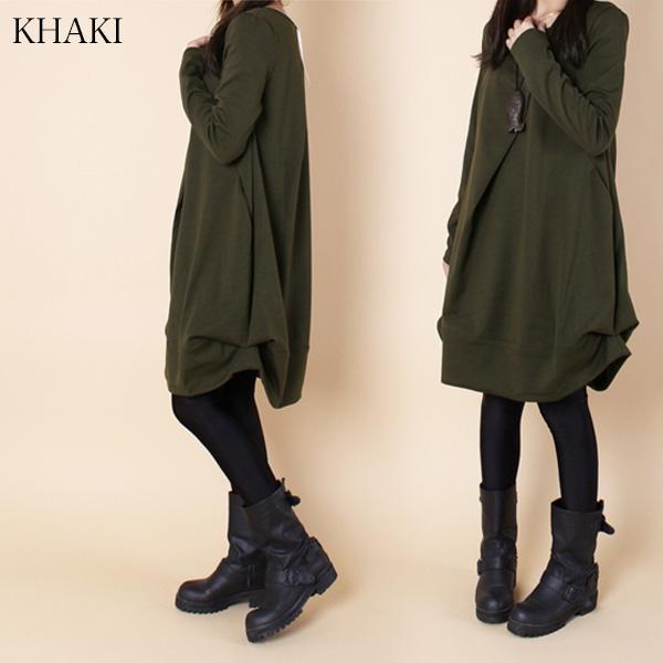 ⭐︎期間限定SALE⭐︎CADUNE 深VAラインワンピース RNスムースギャザーAラインワンピース | human woman