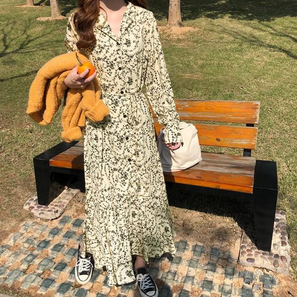 シャツワンピース レディース トップス 花 ボタニカル ロング丈 マキシ丈 襟付き 長袖 春 夏 おしゃれ メール便送料無料3 4月日から30日入荷予定 C Ltop 346 N Mart 通販 Yahoo ショッピング