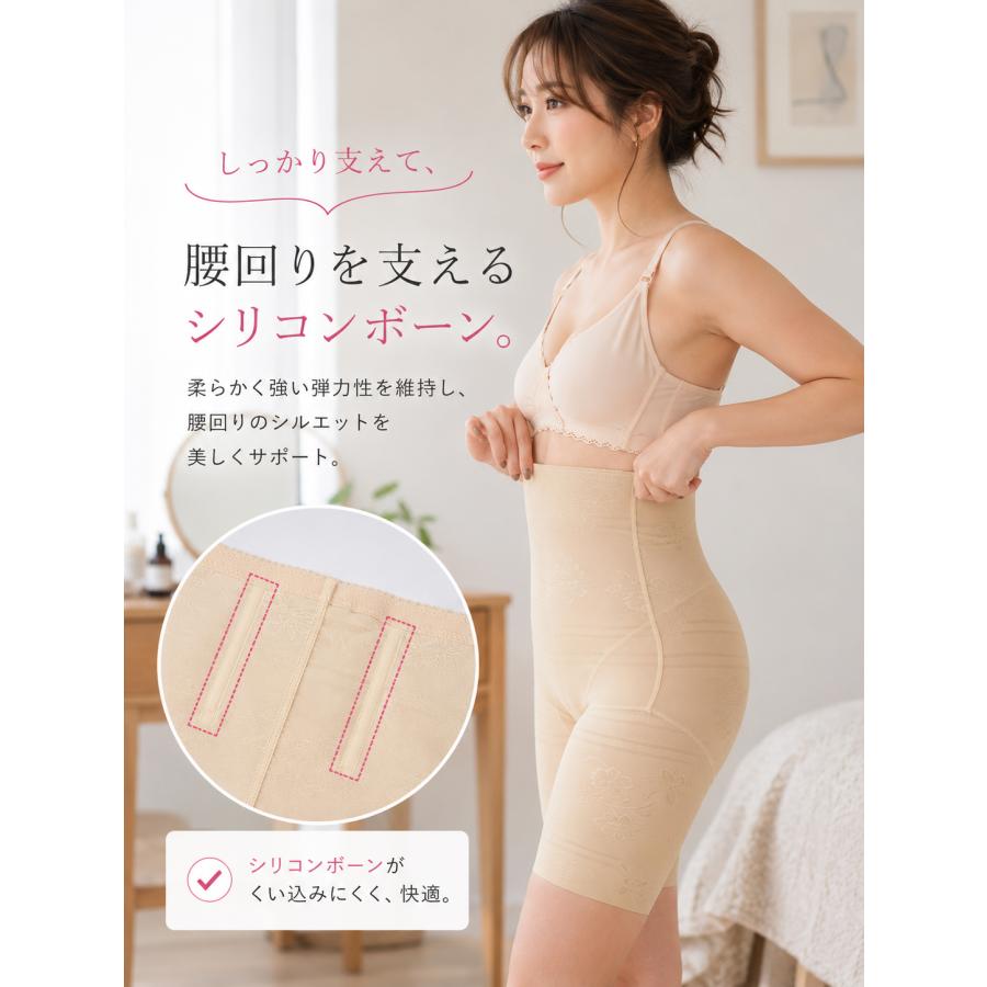 クーポンで最大半額!!1,490円】ガードル お腹 引き締め ハイウエスト