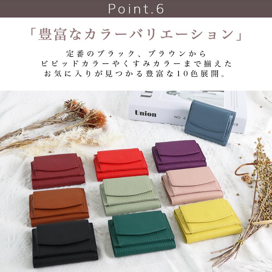 abAsus レザー　三つ折り財布　コンパクトウォレット　ネイビー abrAsus 小さい財布 abrAsus（アブラサス）メンズ 三つ折革財布