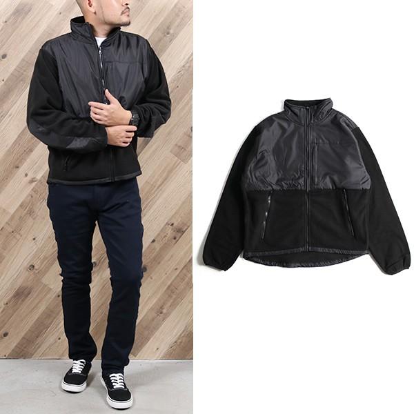 フリース ジャケット メンズ フリースジャケット 切り替え ジップ ジャケット パーカー アウトドア スポーツ アスレジャー 宅配便 S Jkt N Mart 通販 Yahoo ショッピング