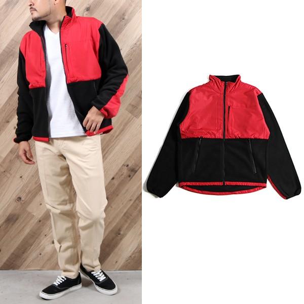 フリース ジャケット メンズ フリースジャケット 切り替え ジップ ジャケット パーカー アウトドア スポーツ アスレジャー 宅配便 S Jkt N Mart 通販 Yahoo ショッピング